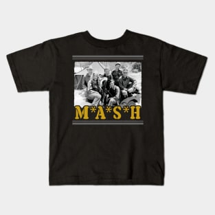 Retro MASH Cast Kids T-Shirt